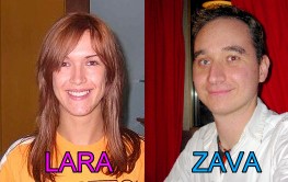 Lara e Zava in Intervista doppia